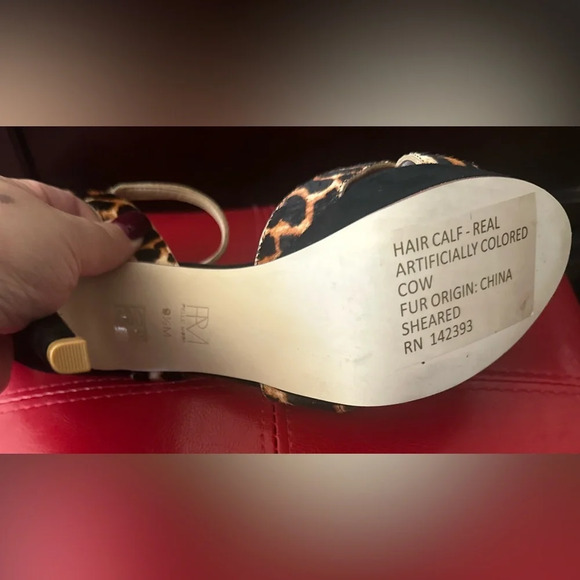 Pelle Moda Danielle Platform Sandal Size 9.5.‎ - Picture 7 of 11